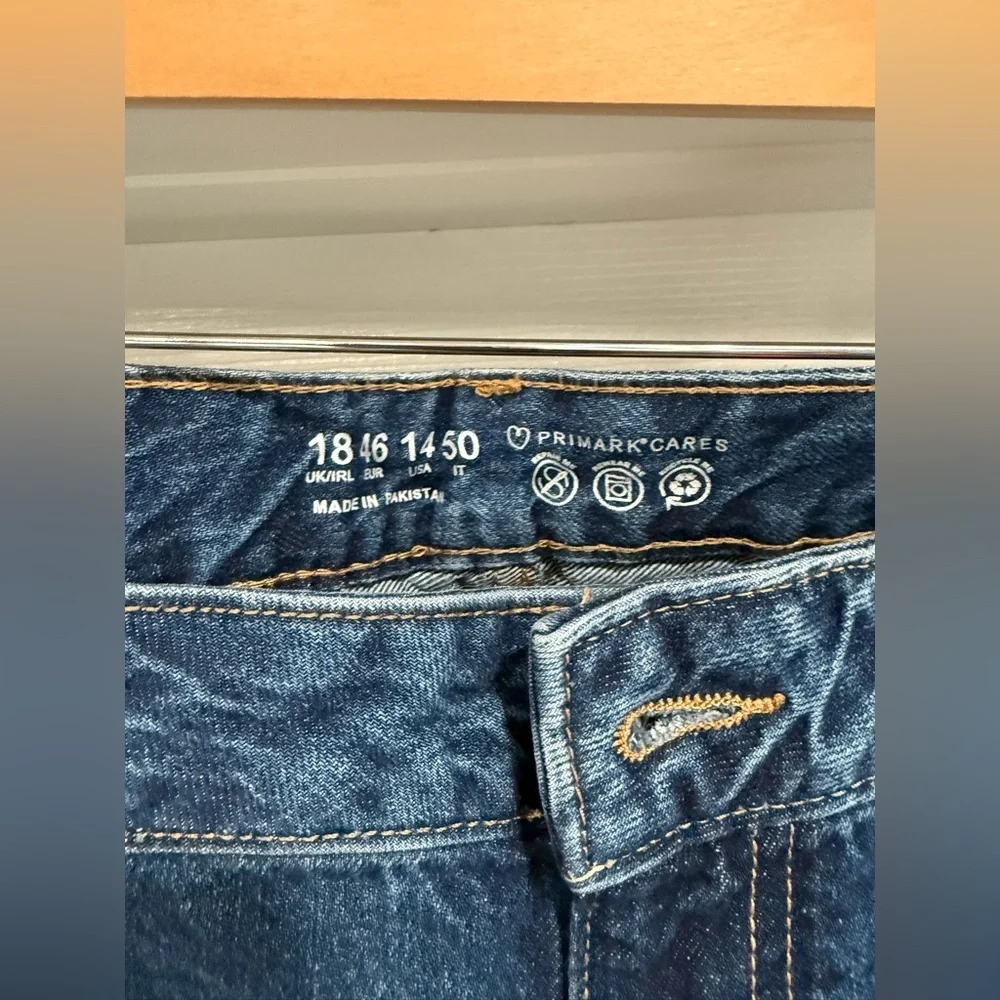 Primark Women's Dark Blue Boyfriend Jeans